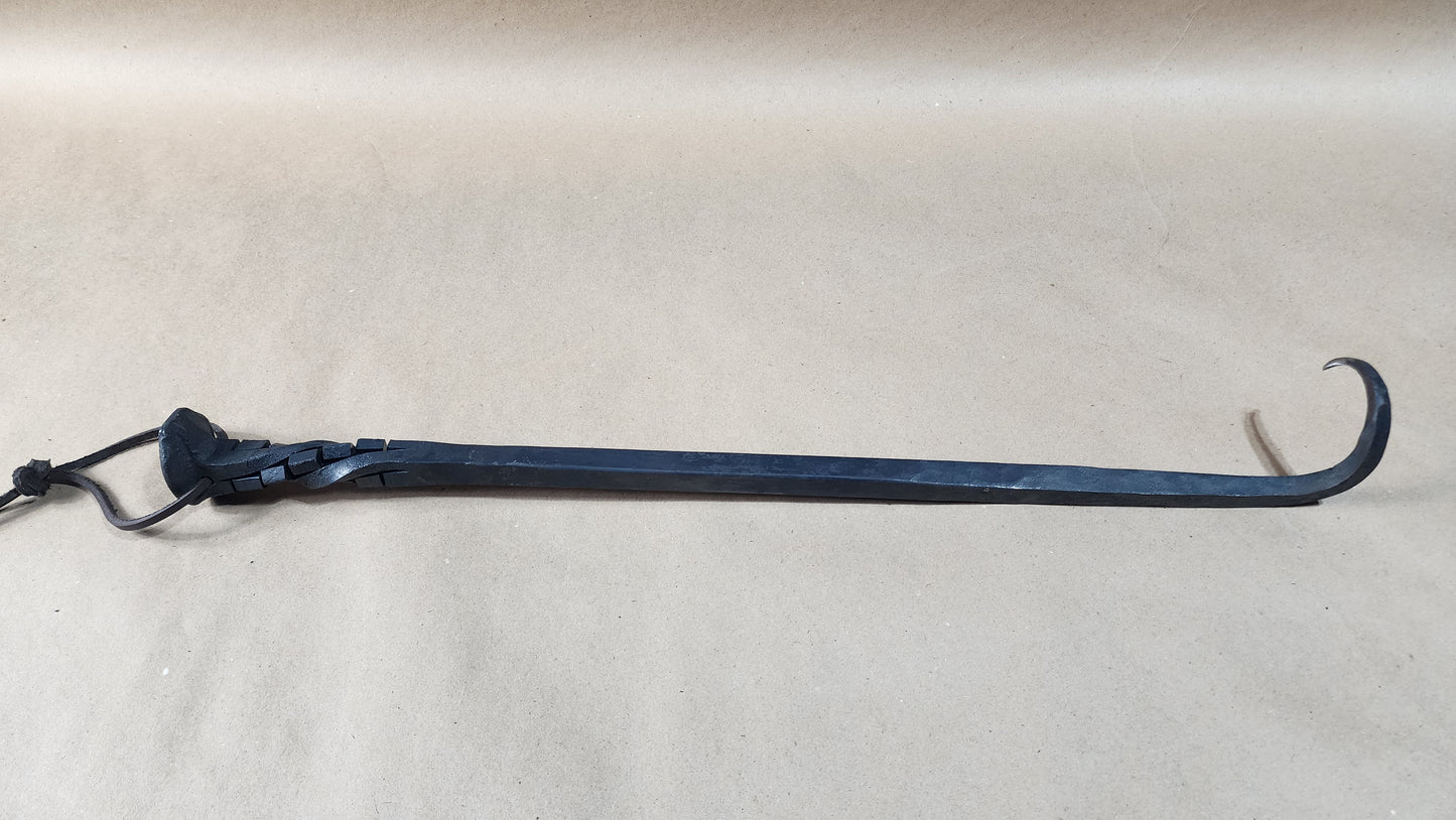 Forged Railroad Spike Meat Turner - Arc and Hammer