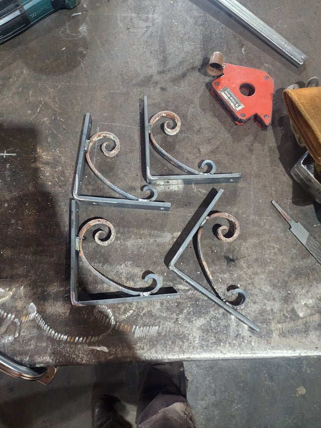 Repurposing Old Railings Into Wall Brackets