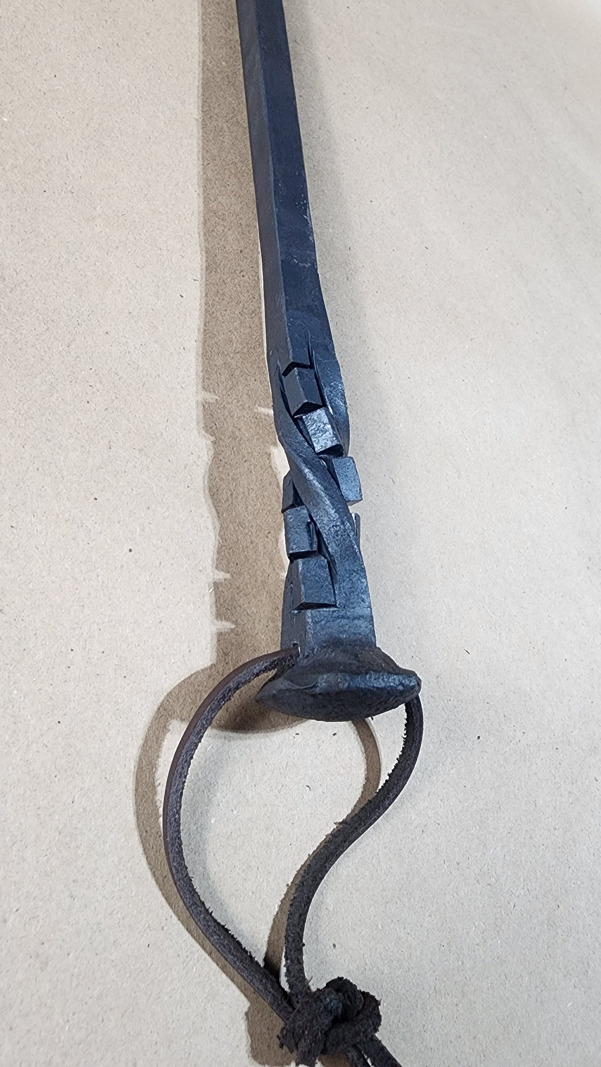 Forged Railroad Spike Meat Turner - Arc and Hammer