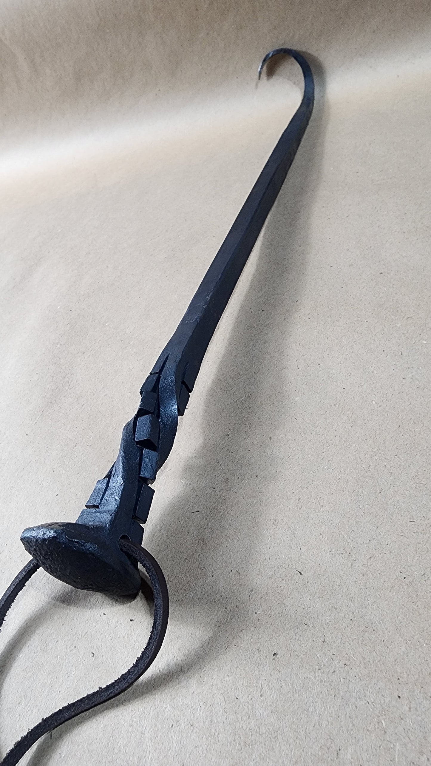 Forged Railroad Spike Meat Turner - Arc and Hammer