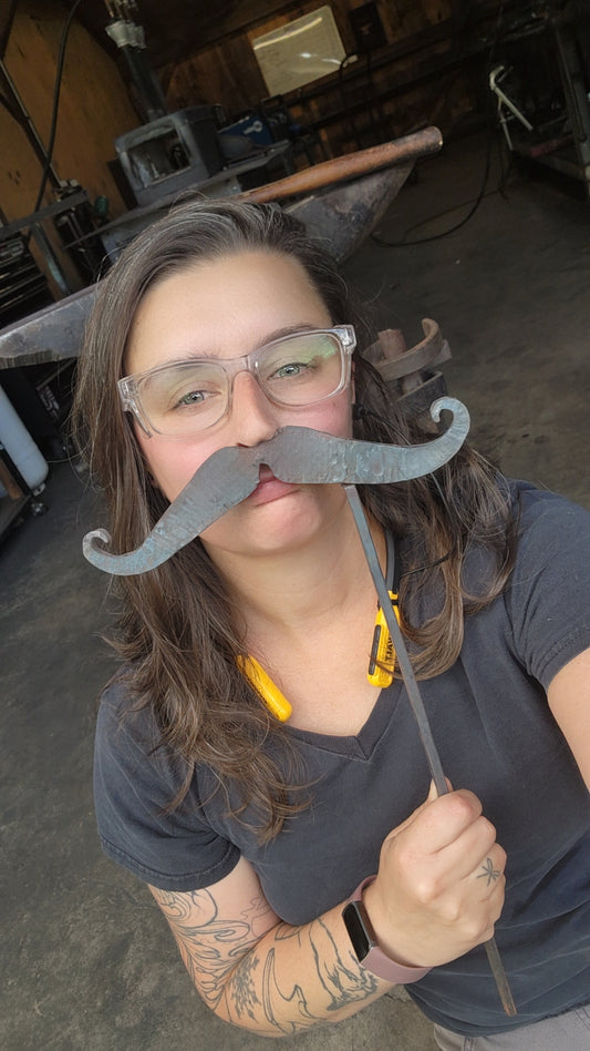 Large Mustache on a Stick, Photo Booth Party Prop