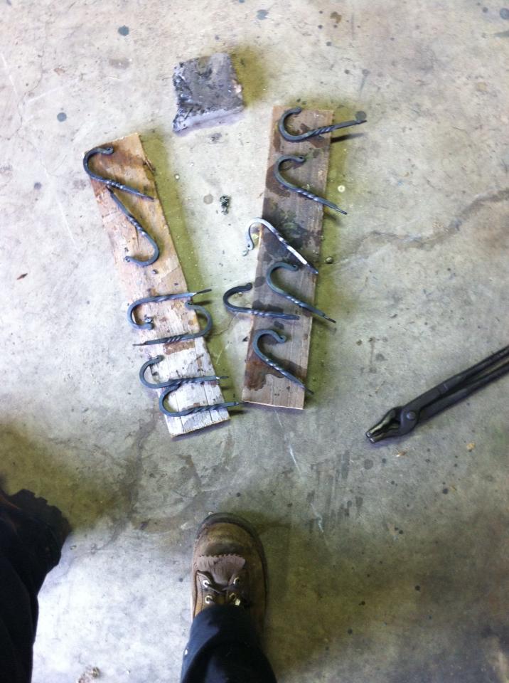 Forged J Hook - Arc and Hammer