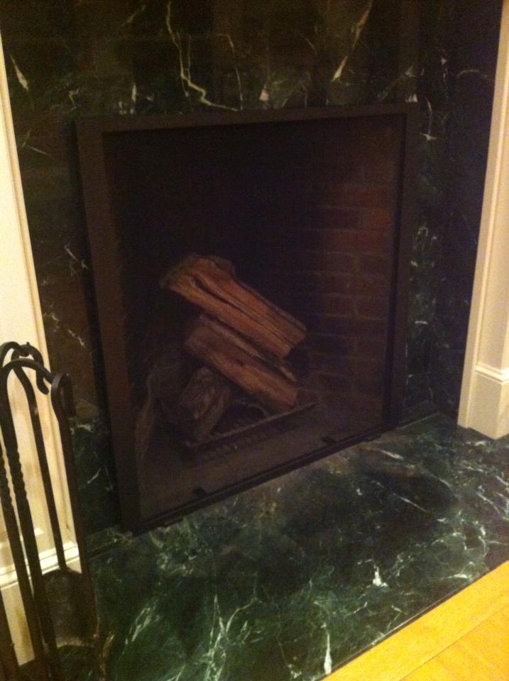 Custom Fireplace Screen - Arc and Hammer