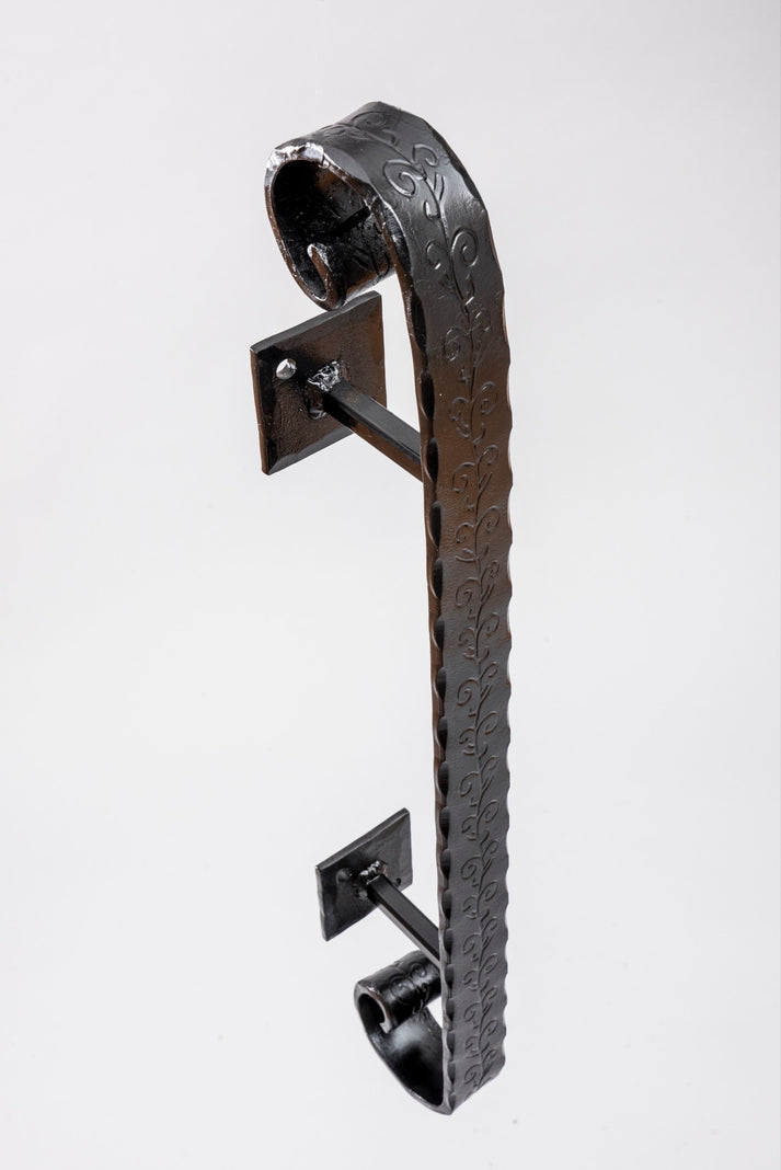Decorative Hammered and Engraved Grab Bar, Railing Handrail – Arc and ...