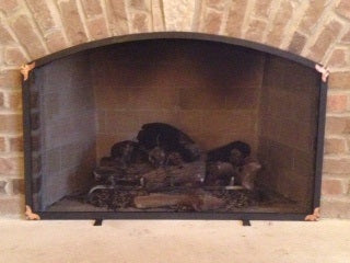 Custom Fireplace Screen - Arc and Hammer