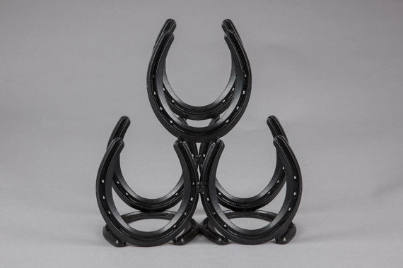 Horseshoe Wine Rack - Arc and Hammer